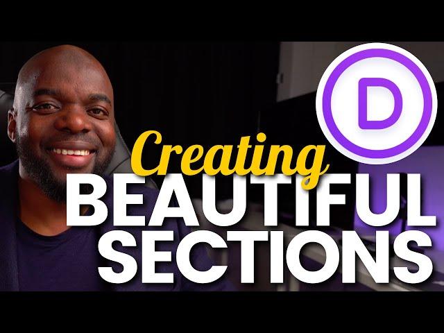 Divi Theme Tutorial | Creating beautiful sections