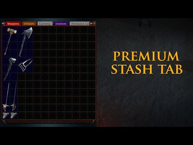 Path of Exile: Premium Tab