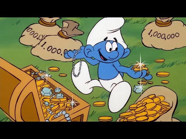 A tree where money grows!  • The Smurfs • Fun Cartoons For Kids