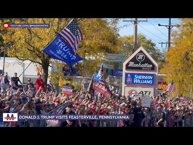  Enthusiasm for Donald Trump in Feasterville, Pennsylvania (Oct 20, 2024)