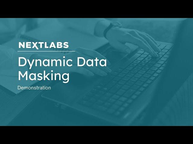 Dynamic Data Masking Demonstration