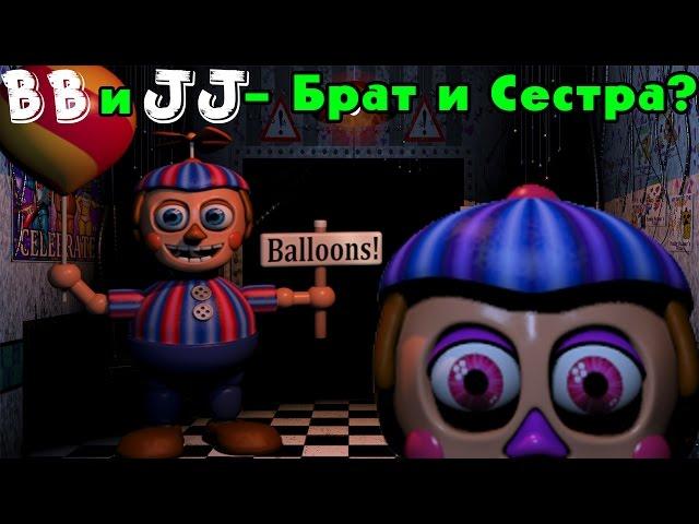 BB и JJ - Брат и Сестра? | История Balloon Boy | Five Nights At Freddy's