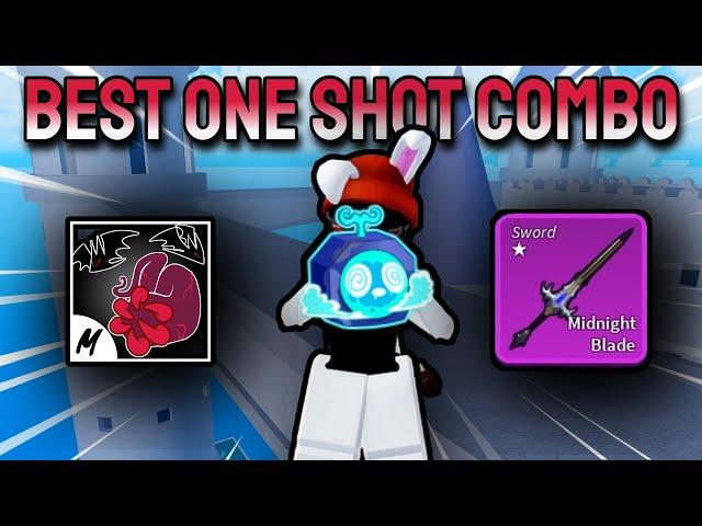 Sanguine Art + Portal + Midnight Blade = Best One Shot Combo Update 23 (Blox Fruits)