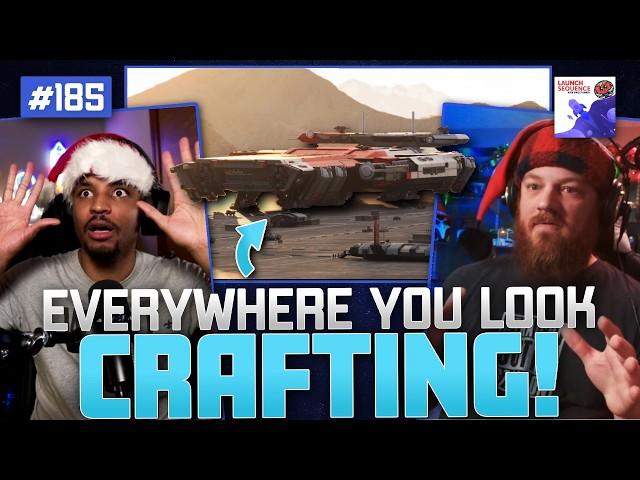 Crafting & Basebuilding Are Taking Over Star Citizen (Ft. RedMonsterSC) | Launch Sequence Podcast