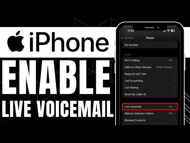 HOW TO ENABLE LIVE VOICEMAIL TRANSCRIPTION IN IOS 18 (2024)