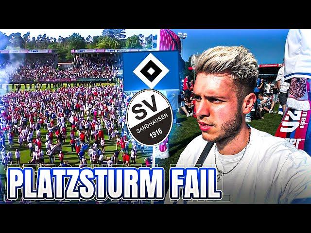 PLATZSTURM FAIL!! SV Sandhausen vs HSV Stadionvlog