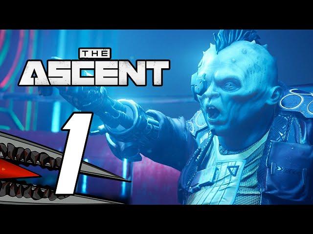 The Ascent - Gameplay Walkthrough Part 1 - Life of an Indent (Xbox Series X)