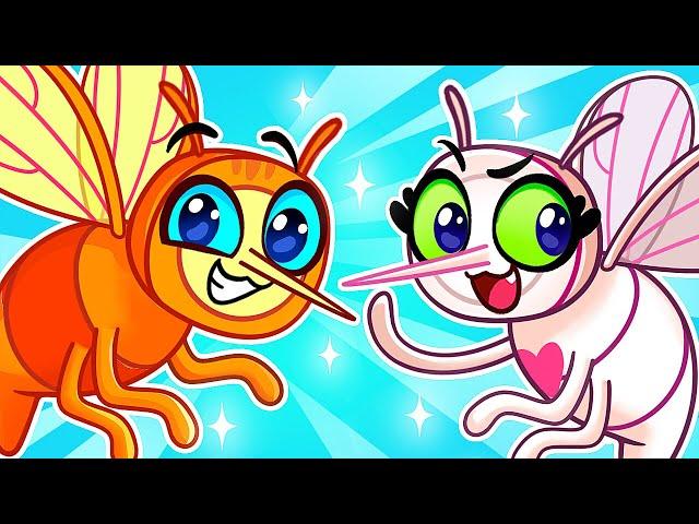 Go Away Mosquito 🪰 Don't Be Scared Bugs  Kids Educational Cartoon by Purr-Purr Stories