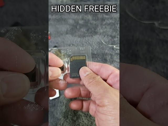 Sandisk Micro SD Card with Hidden Freebie! #shorts