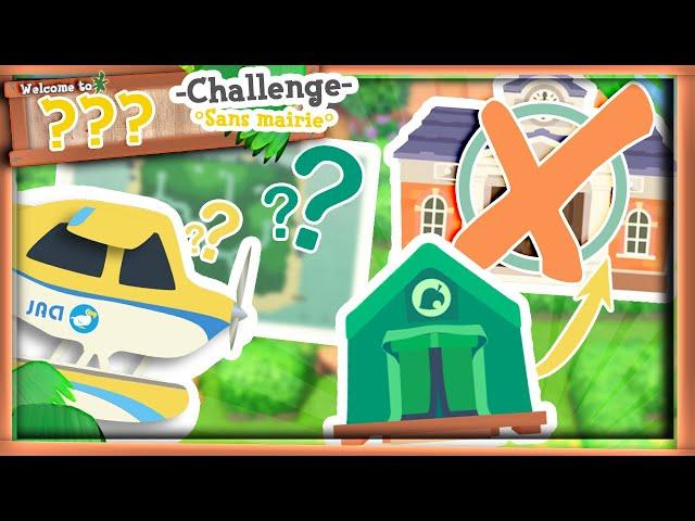 VANUATI est SUPPRIMÉ : CHALLENGE sans MAIRIE ! Animal Crossing New Horizons