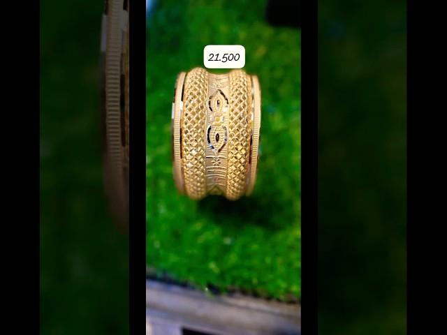 Gold Bangles#21karatgold #ring #diamond #jewellery #youtubeshorts #karwachauth #100k