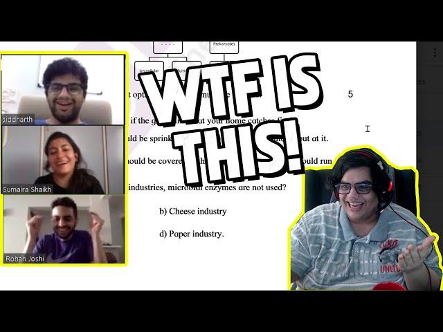 SOLVING 10TH BOARD PAPERS WITH COMEDIANS ft @Rohan Joshi  @Sumaira Shaikh @Siddharth Dudeja