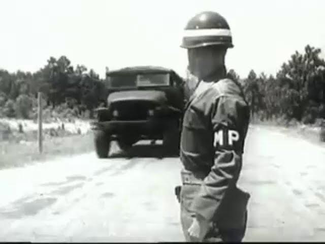 Bundeswehr Lehrfilm - "Militärpolizei im Einsatz" 1959 (Teil 3)