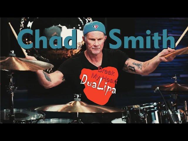 Chad Smith plays Break My Heart by Dua Lipa (from @DrumeoOfficial)