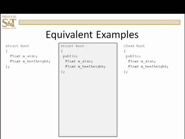 C++ Lesson 15.6 - Structs vs Classes