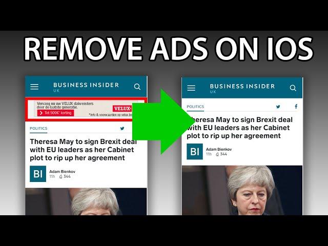 BLOCK ADS ON IPHONE in Safari Browser