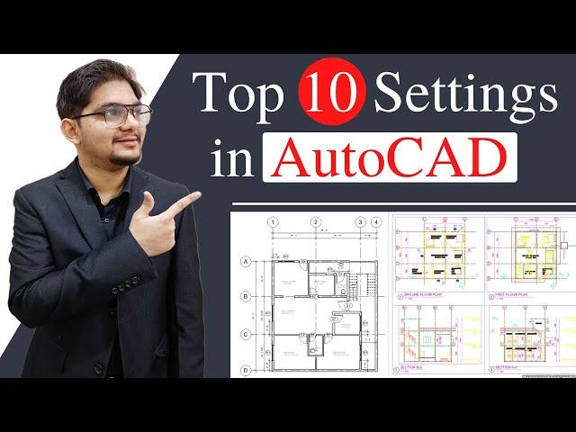 Top 10 AutoCAD Settings, No One will Tell YOU| AutoCAD Tricks & Tips