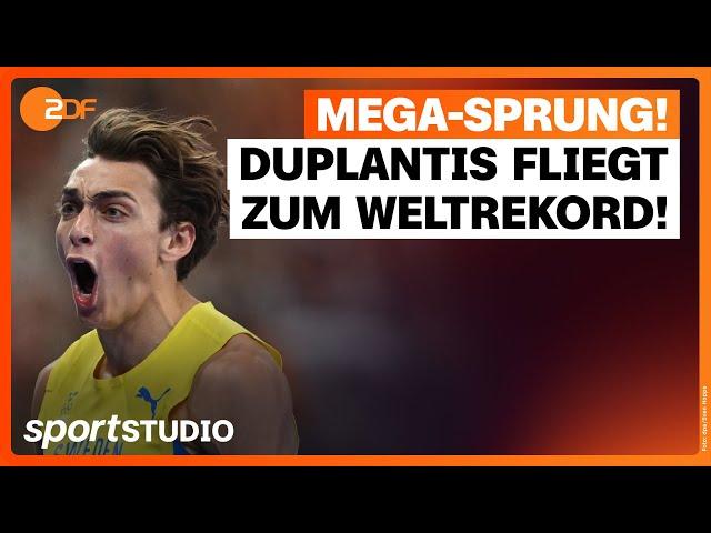 Stabhochspringer Armand Duplantis verbessert Weltrekord | Olympia Paris 2024 | sportstudio