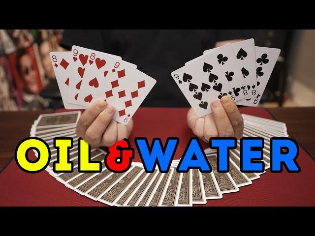 Learn this Simple Card Trick - "Oil & Water" (Magic Tutorial)