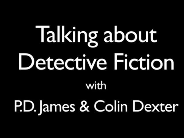 P.D. James & Colin Dexter Talking About Detective Fiction