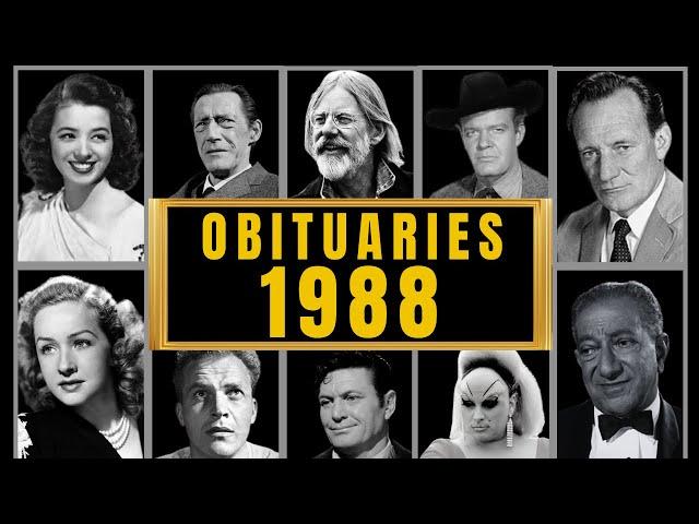 Famous Hollywood Celebrities We've Lost in 1988 - Obituary in 1988 - EP1