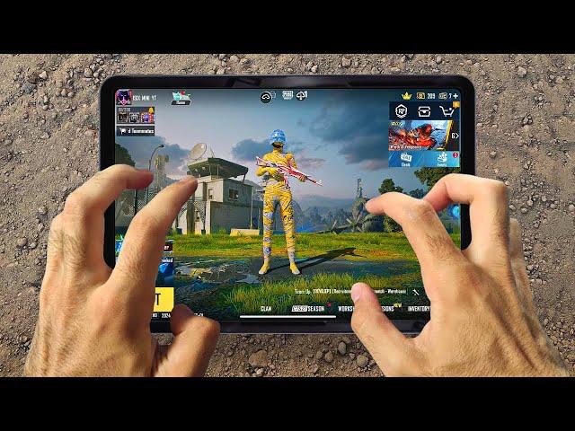 iPad Mini 7 PUBG HANDCAM  PUBG TEST ️ HDR+EXTREME  4 Fingers Claw + Full Gyro ️ Best Sensitivity