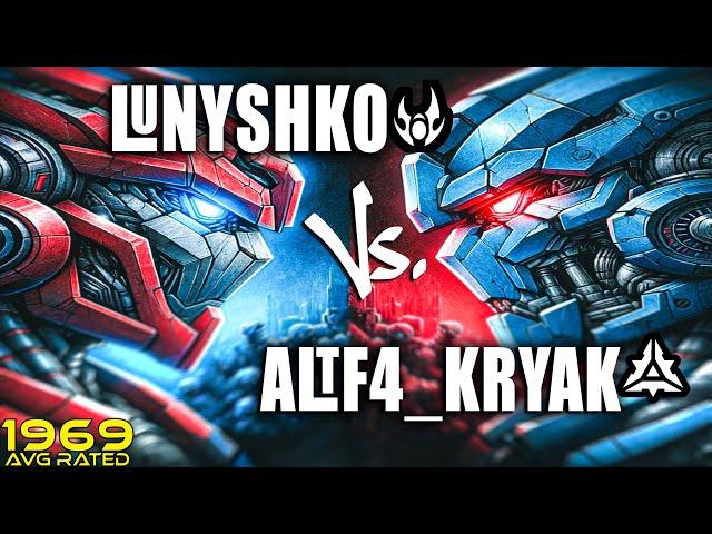 Pro Level 1v1 Supreme Commander | altF4_KrYak vs Lunyshko