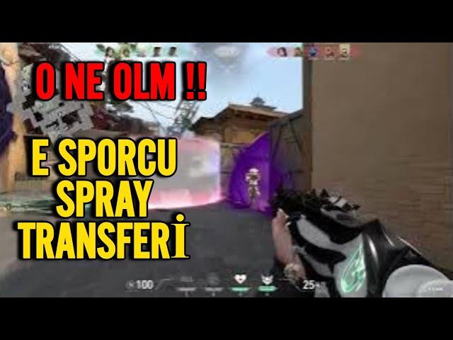 Hayatında böyle SPRAY TRANSFER gördün mü sen? | VALORANT MOMENTS