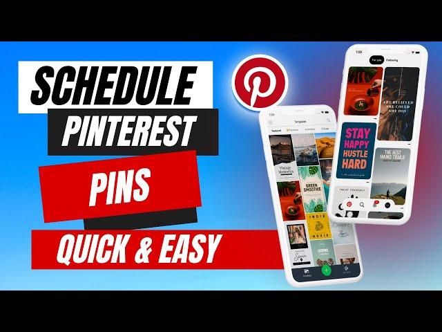 How to Schedule Pins on Pinterest Quick and Easy | Pinterest Scheduling Tips