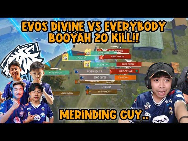 NGAMUK EVOS Vs EVERYBODY BOOYAH 20KILL!!