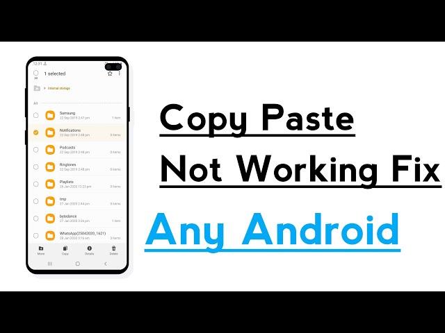 Copy Paste Not Working Problem Solve ! How To Fix Copy Paste