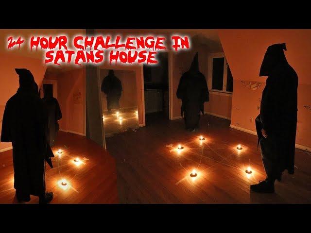 24 HOUR OVERNIGHT CHALLENGE IN SATANS HOUSE! PARANORMAL ACTIVITY | MOE SARGI