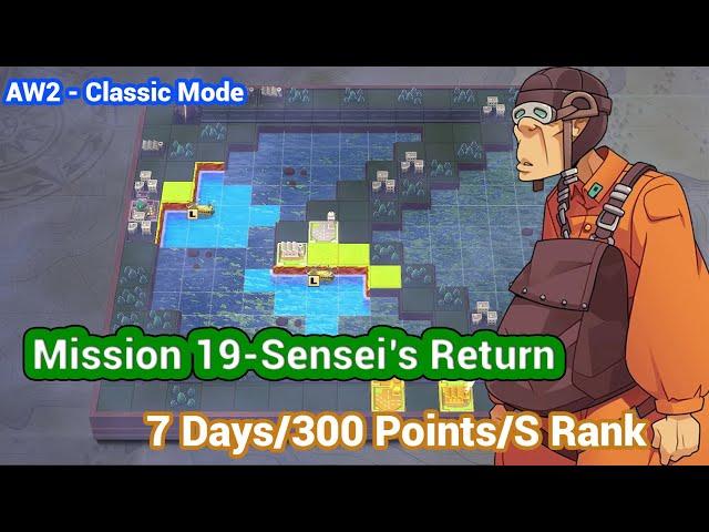 AW2 - Mission 19 - Sensei’s Return - Classic Campaign | Advance War 1+2 Re-boot Camp