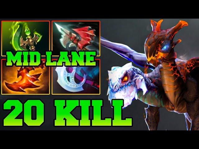 20 Kills Jakiro Dota 2 !! Dota 2 Jakiro Mid Lane Hard Support Carry Build Guide Gameplay 7.35