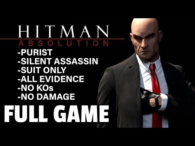 Hitman: Absolution (100% Stealth) - FULL GAME walkthrough | Longplay