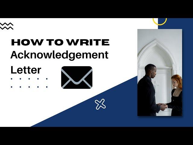 Acknowledgement Letter | Acknowledgement of Contract | Acknowledgement of Package