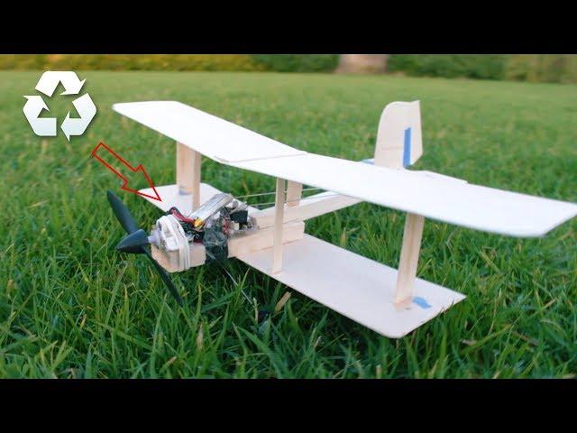 Crea tu propio avión RC con componentes reciclados