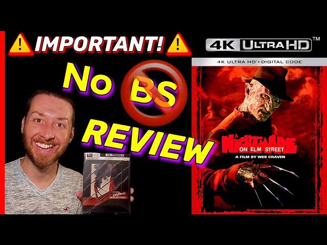 A Nightmare On Elm Street 4K UltraHD Blu Ray Advance Review, TOP 80’s Horror Slasher Movie SteelBook