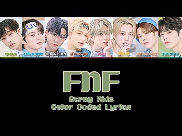 Stray Kids 'FNF' Color Coded Lyrics (han/roman/eng)#fnf#straykids#skz