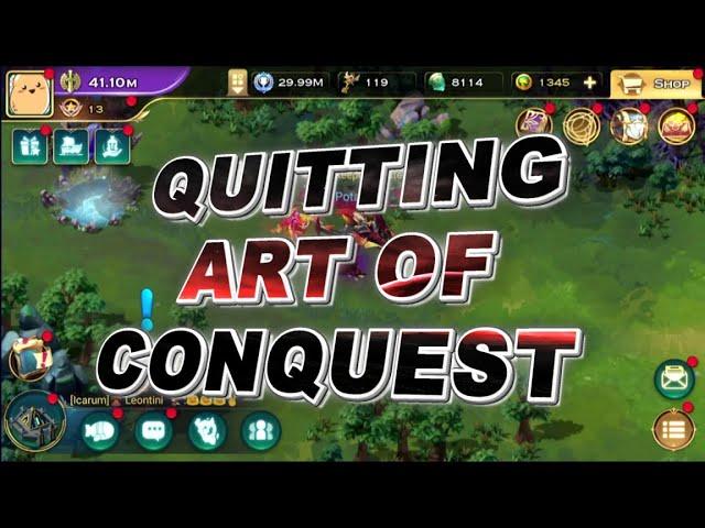 Quitting Art of Conquest