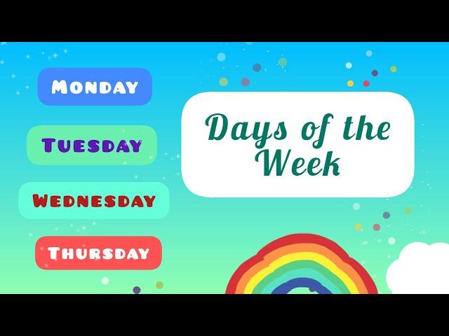 Learn the Days of the Week for Kids | Fun & Learn Videos | Preschool Learning Videos