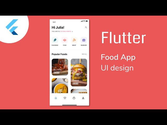 Flutter Speed Code - Food App UI