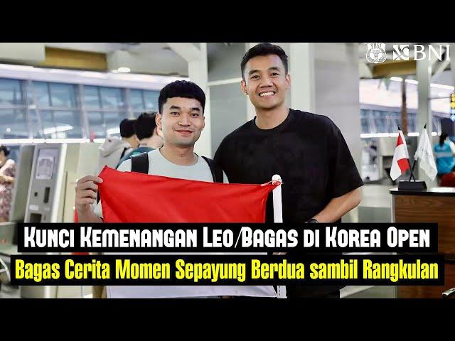 Cerita Bagas Soal Kemenangannya bareng Leo di Korea Open 2024