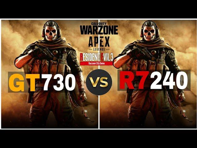 GT 730 VS R7 240 | Test In 3 Games |  How Much Difference ?