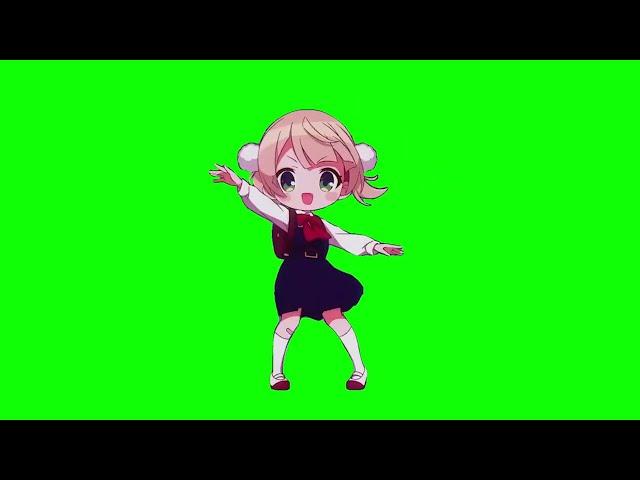 Loli Shigure Ui Dance Meme | 4K | Green Screen | 粛聖!! ロリ神レクイエム / しぐれうい