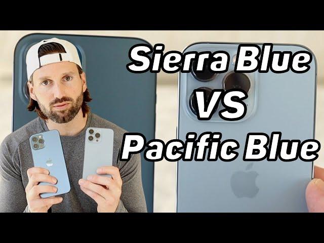 iPhone 13 Pro SIERRA Blue vs PACIFIC Blue | What is the BETTER BLUE?!