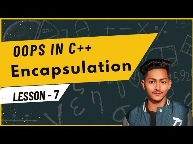 Encapsulation in cpp programming #programminglanguage #cpp #oopsconcept #oops #encapsulation #coding