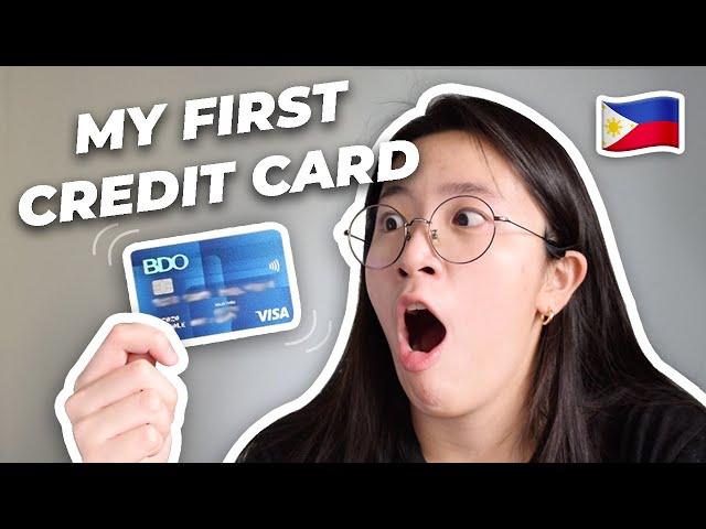  How I got a Credit Card as a Student Philippines | Credit Cards for Beginners | BDO Visa Classic