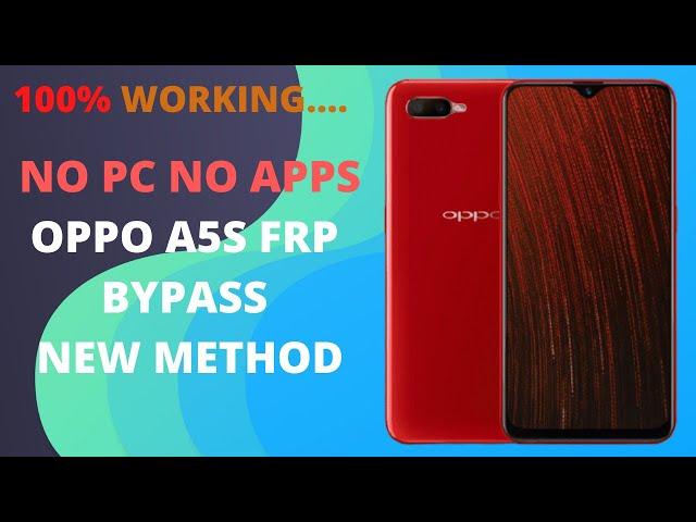 Oppo a5s Frp Bypass No Pc No Apps CPH1920 FRP Bypass-Google Account Without Pc