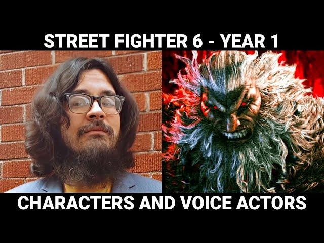 Street Fighter 6 | Year 1 DLC Characters and Voice Actors (English and Japanese)